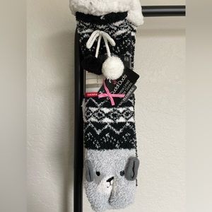 Sherpa Lined Critter Socks